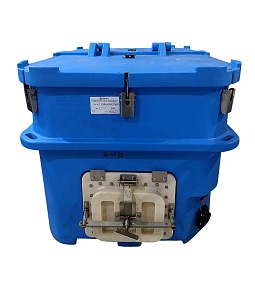 Живорыбный контейнер объемом 1,2 м куб. с кислородной рамкой (б/у)
